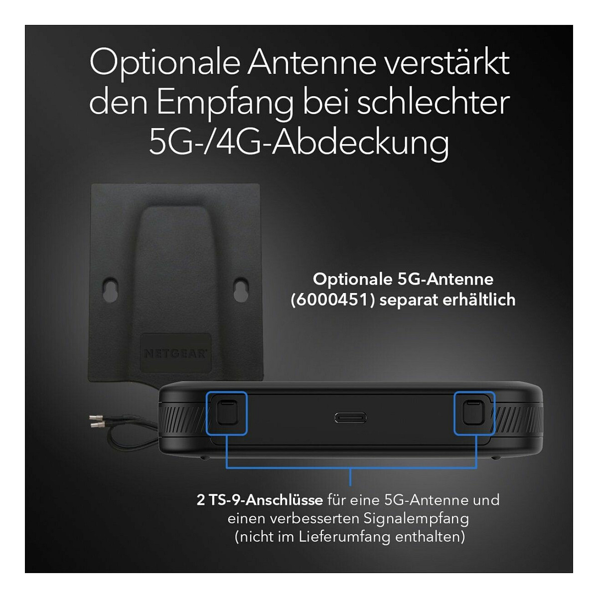Router NETGEAR MR3150-100EUS / Nighthawk M3 5G Mobile - 8