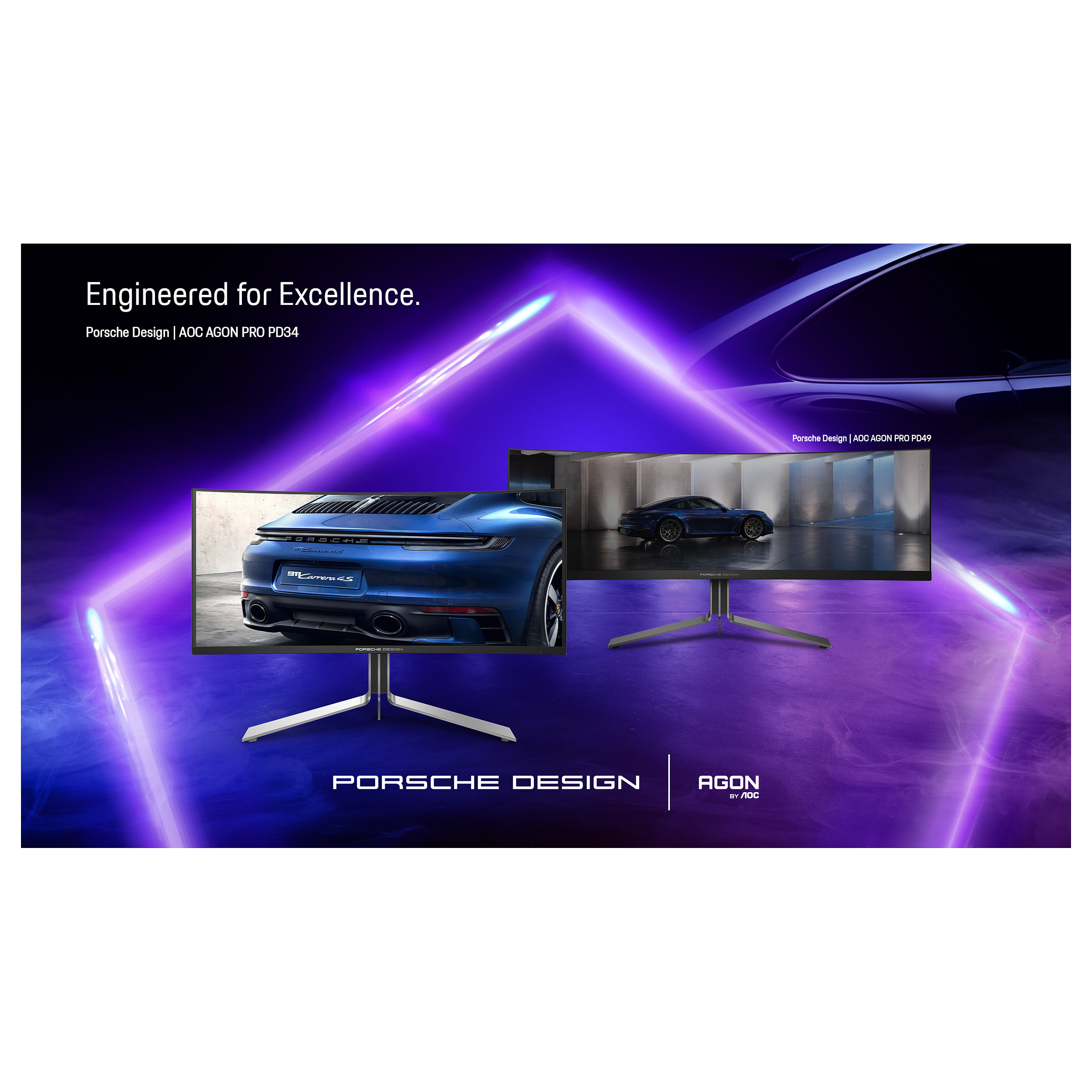 Monitor Gaming AOC AGON PRO PD34 / 34" / WQHD QD-OLED / 240 Hz / 0.03 ms / DP + HDMI + USB - Zezë - 8