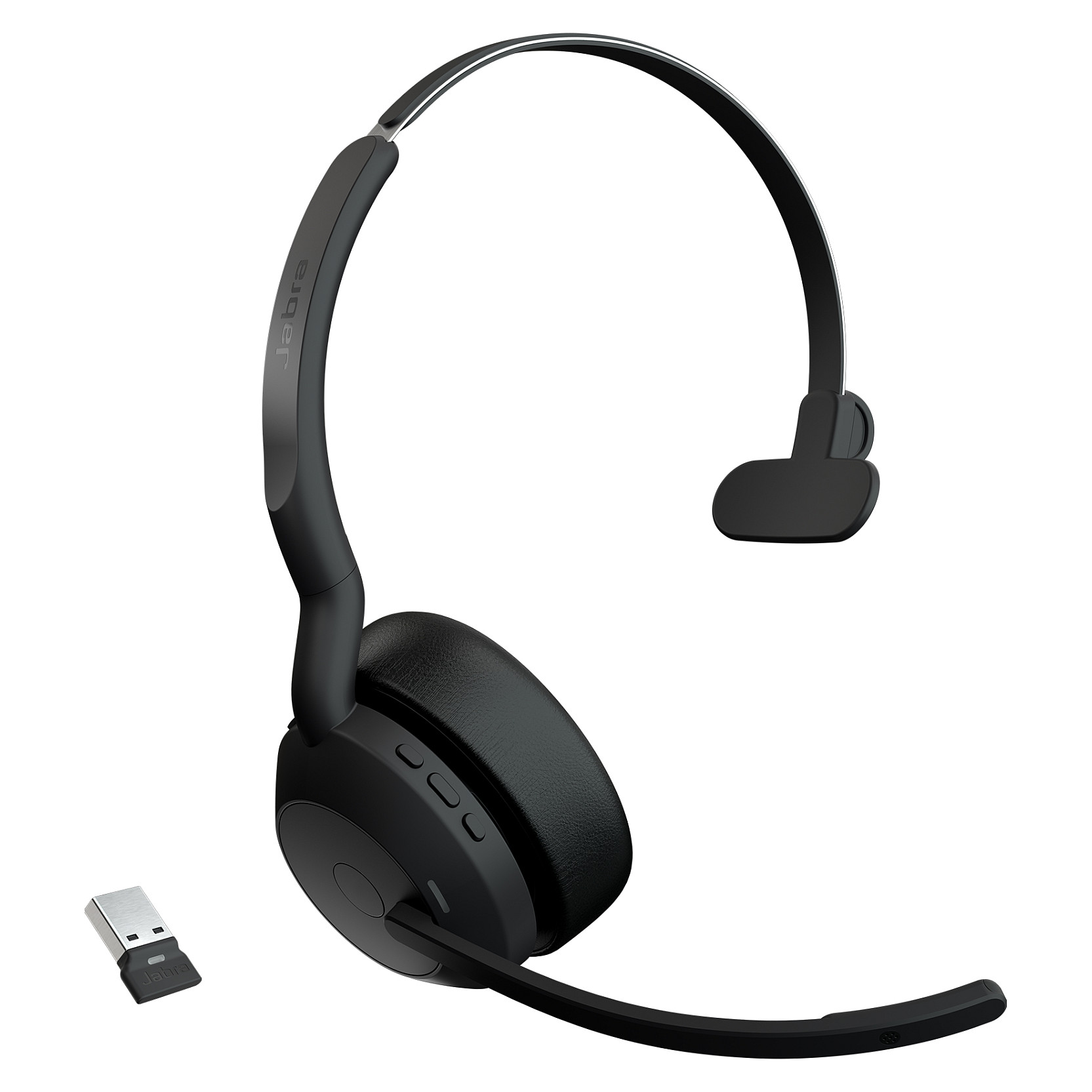 Kufje pa kabllo Jabra Evolve2 55 Link380a UC Mono - Zezë - 1