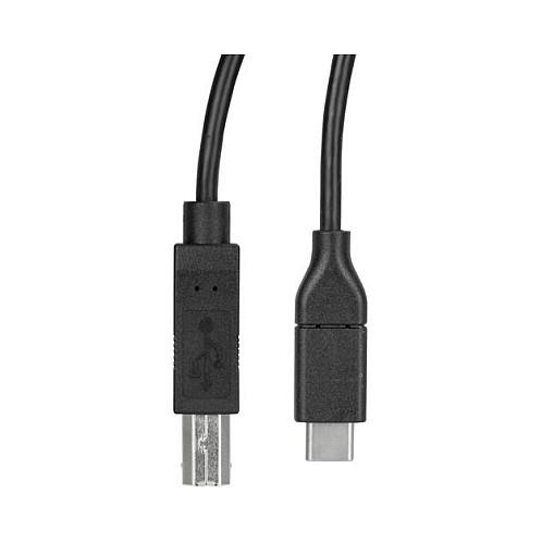 Kabllo StarTech.com USB2CB50CM, USB-C në USB-B, USB 2.0, 480 Mbps, 50 cm - Zezë - 3