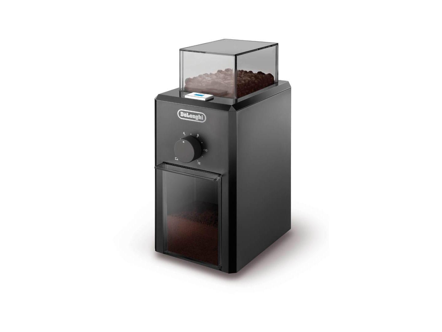 Mulli për kafe De’Longhi KG79 / 0177111025 / 16 Nivele / 120g / deri 12 Filxhanë – Zezë