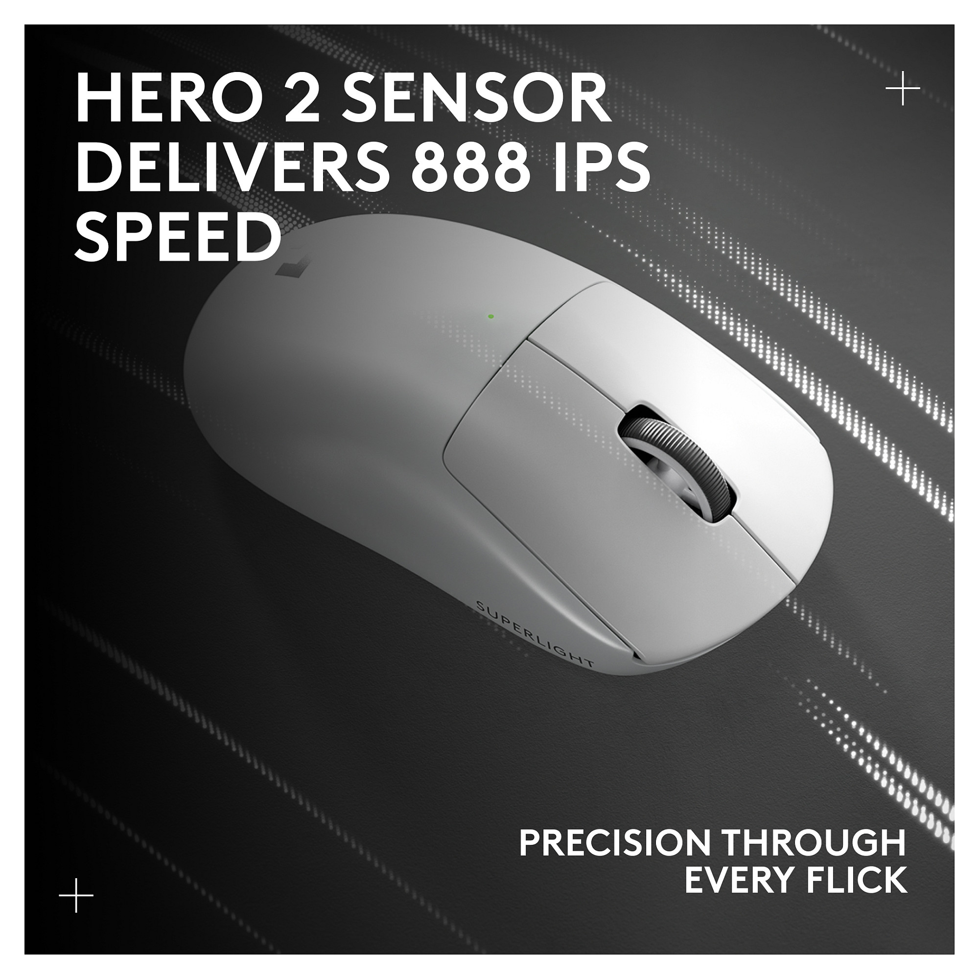 Maus Gaming Logitech G 910-006638, i bardhë - 17
