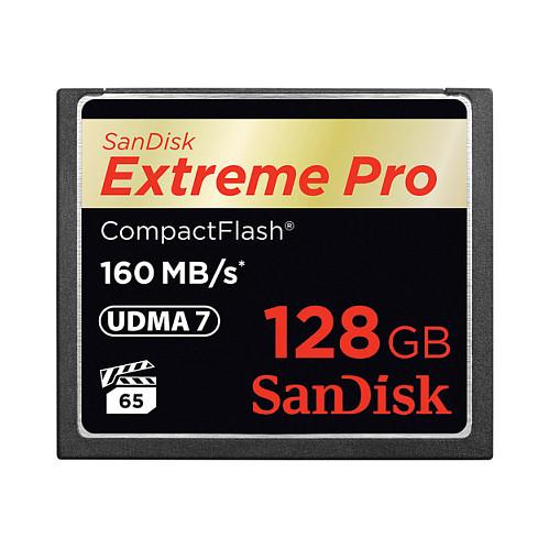 Kartë Memorie CompactFlash SanDisk Extreme Pro, 128GB, 160MB/s Read, 150MB/s Write