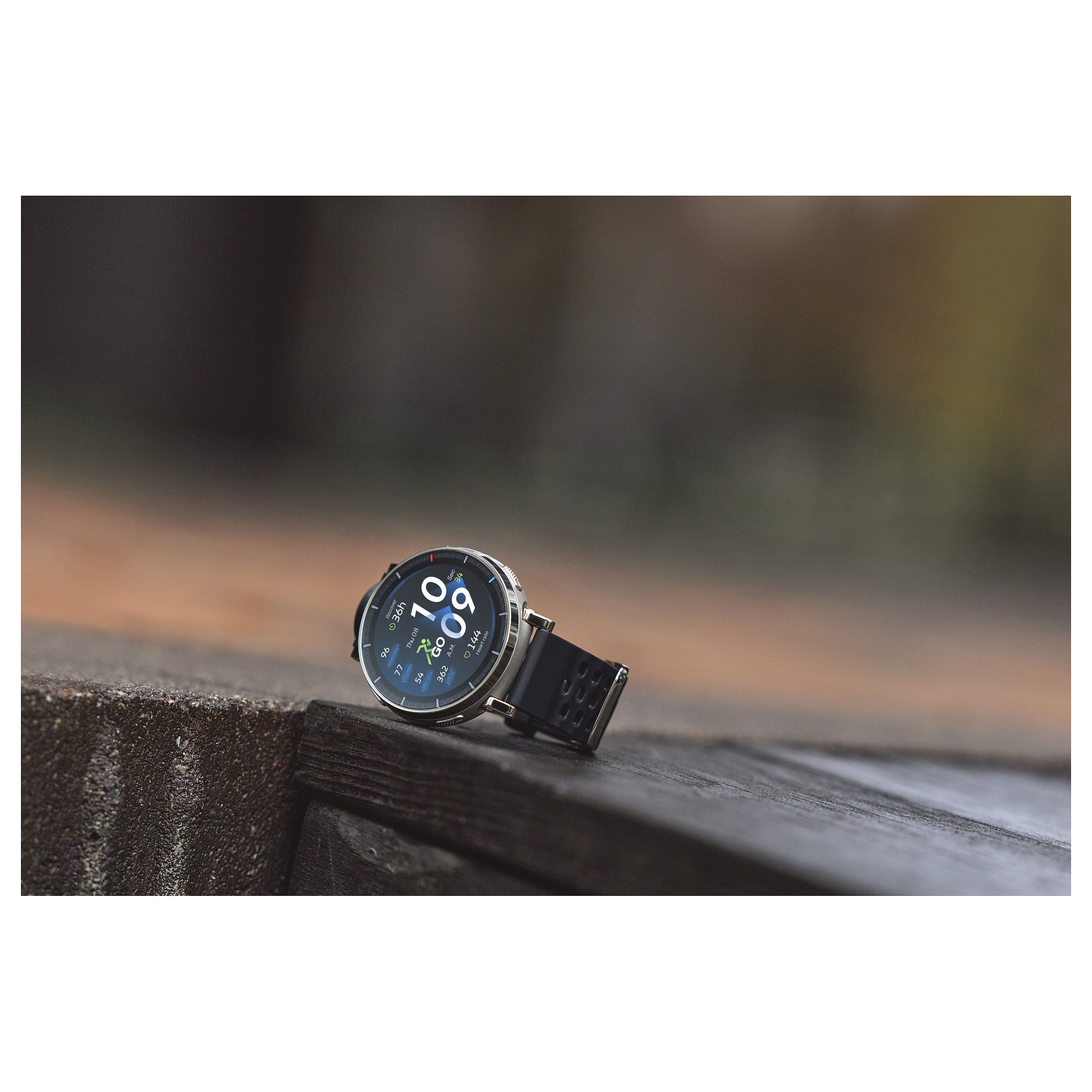 Orë e Mençur Amazfit Active 3 / GPS / Bluetooth / Rrahjet e Zemrës / SpO₂ / Monitorim i Gjumit - Argjendtë - 19