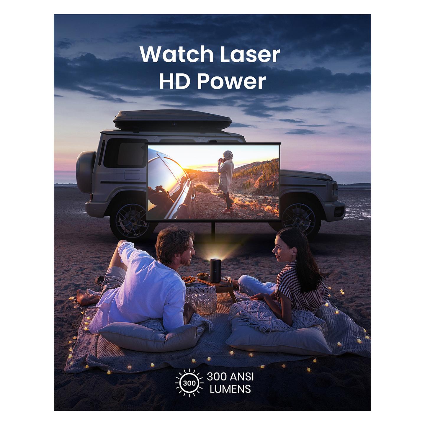 Projektor Anker Nebula Capsule 3 Laser / DLP / 300 ANSI Lumen / Full HD / HDMI+USB-C - Zezë - 6