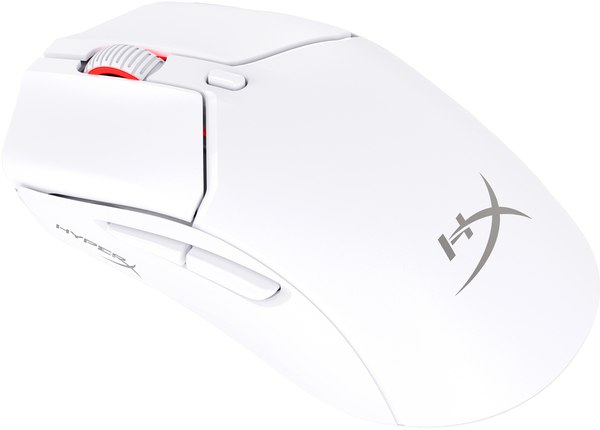 Maus Gaming HyperX Pulsefire Haste 2 Mini / Wireless / 26.000 DPI / 650 IPS / 59g / 2.4GHz + Bluetooth / USB-C – Bardhë