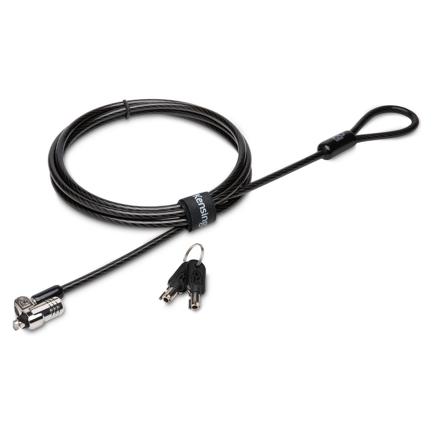 Bravë Sigurie për Laptop Kensington MicroSaver 2.0 K65020EU, Kabllo 1.8m, T-Bar, Kokë 10mm, Me Çelës - Zezë