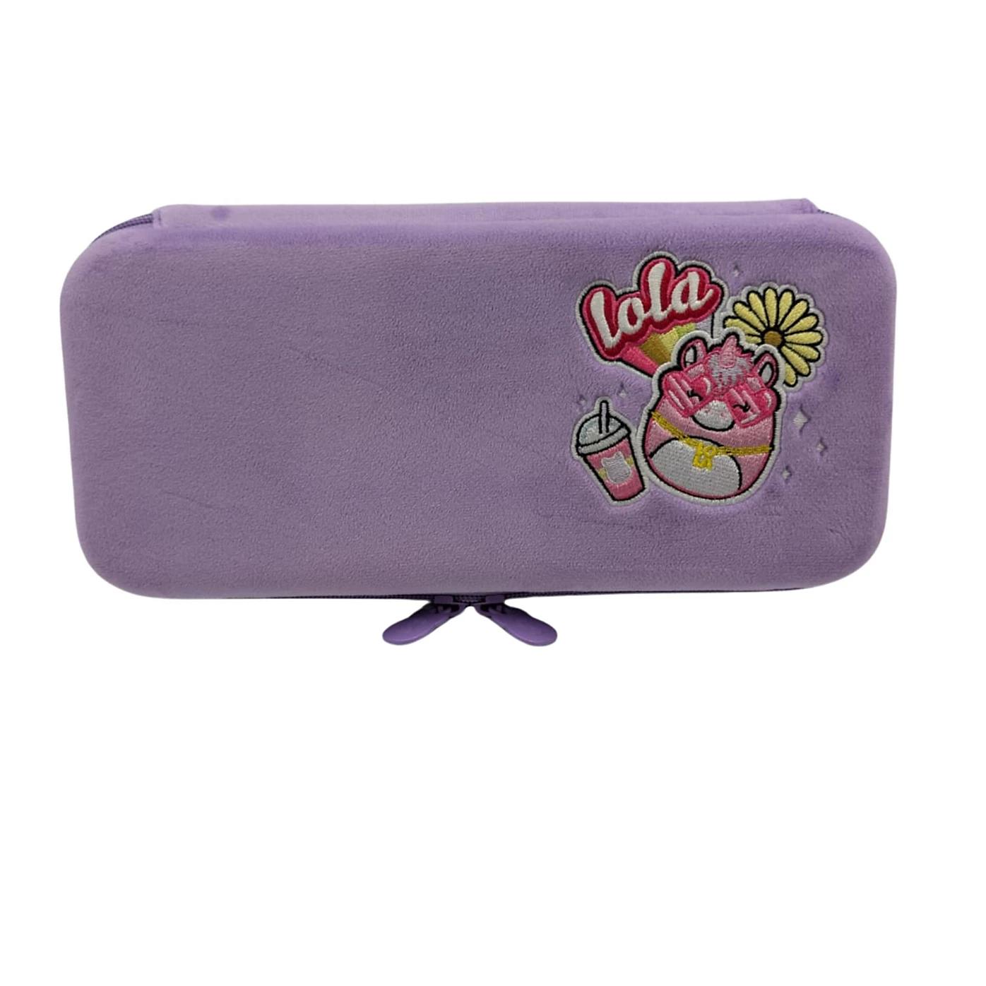 Çantë për Konzolë Lazerbuilt Squishmallows Lola, për Nintendo Switch 2, Dizajn Plush - Rozë - 5