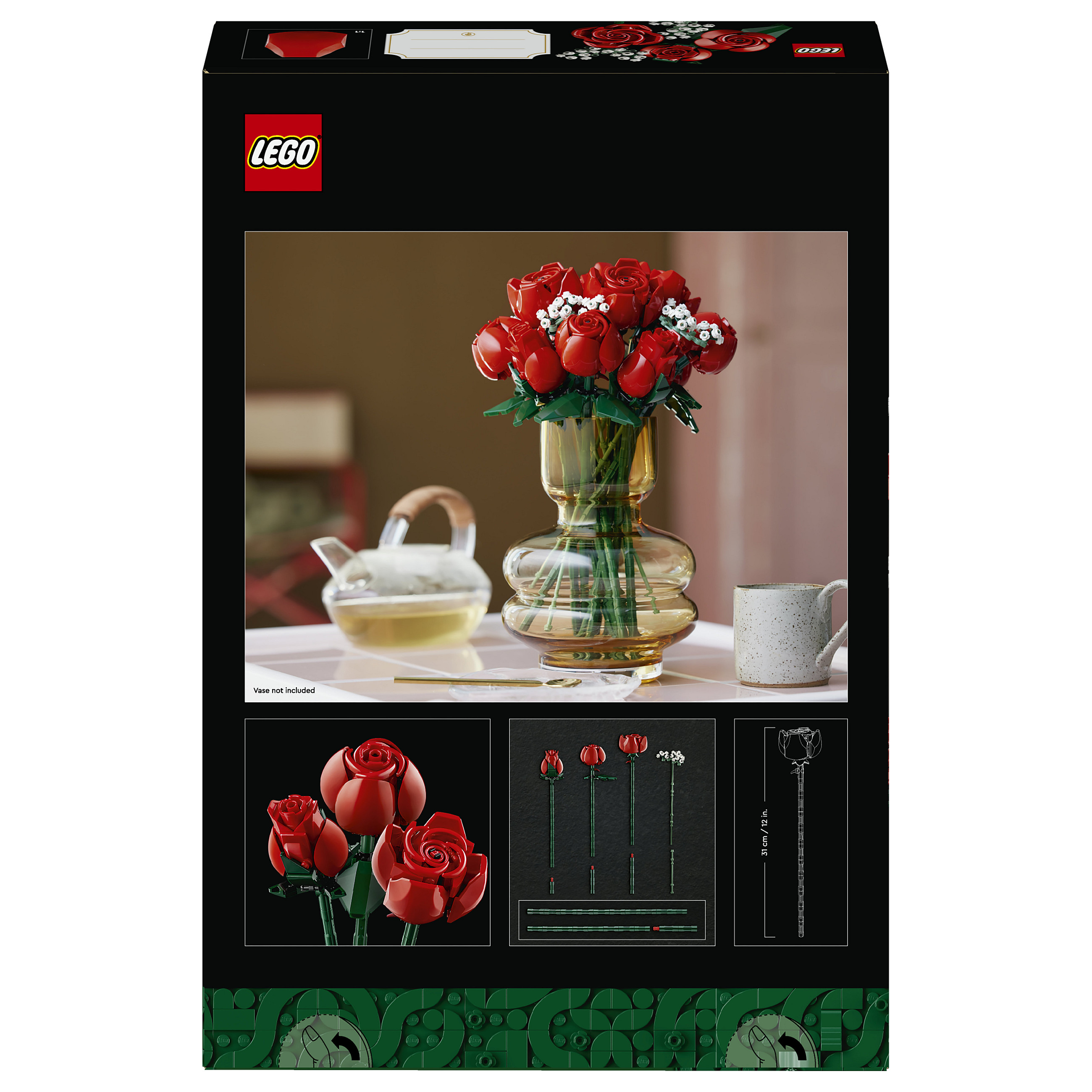 LEGO Icons Bouquet of Roses 10328 - 16
