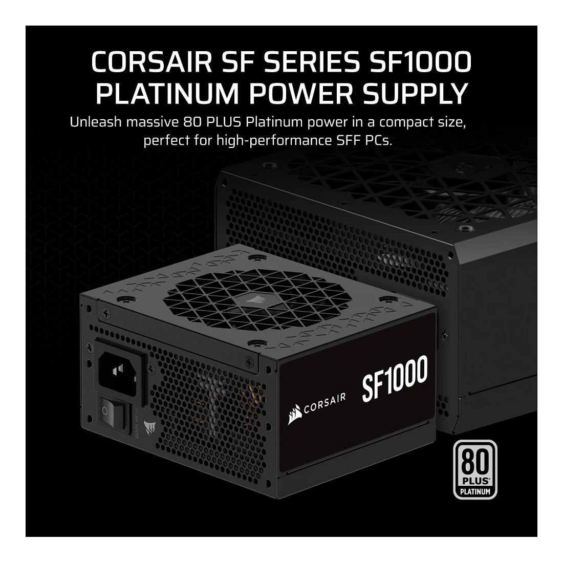 Furnizues Energjie Corsair SF Series SF1000 / 1000W / SFX / ATX 3.1 / 80 PLUS Platinum / Fully Modular - Zezë - 7
