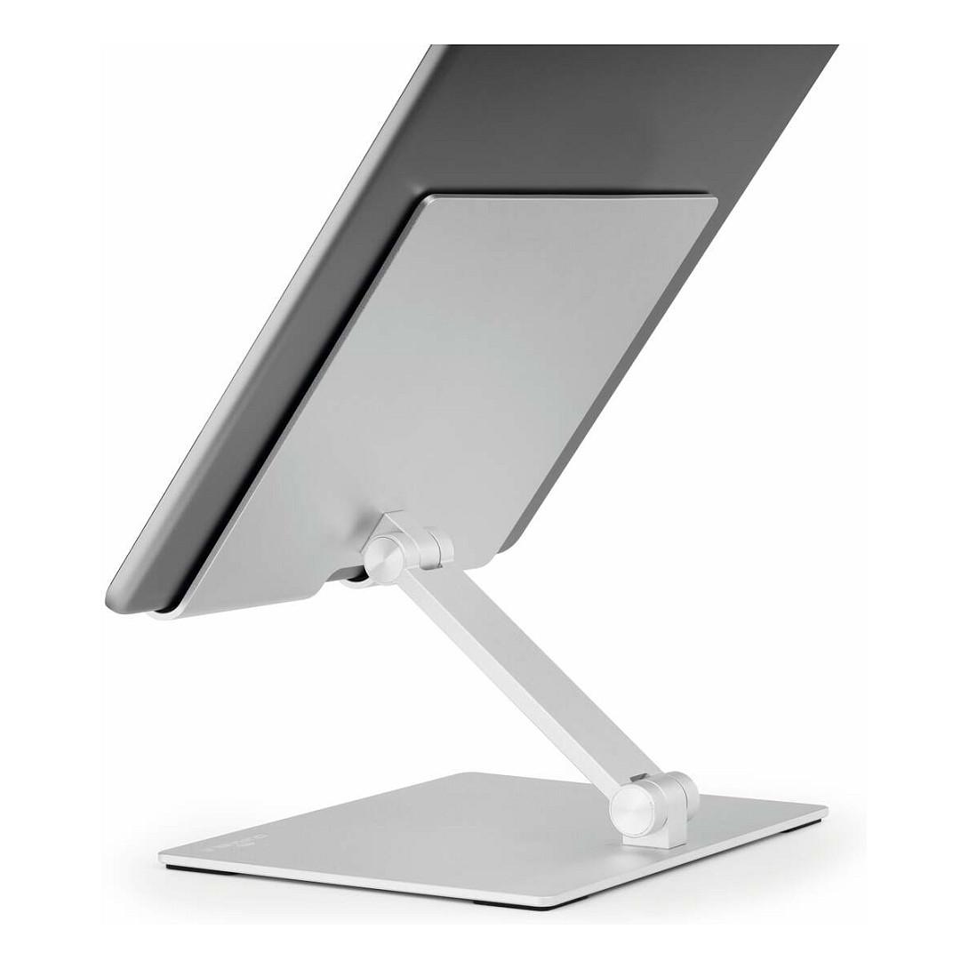 DURABLE TABLET STAND RISE 894023 Mbajtëse për Tablet / Smartphone 7–13" / Alumin / Palosëse / Kënd i Rregullueshëm – Argjendi - 4
