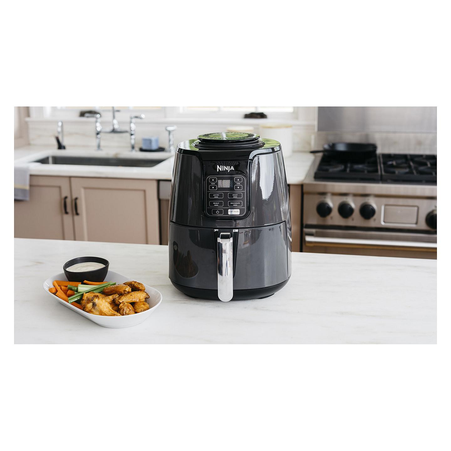Fryer Ninja AF100EU / 3.8L / 1550W / 1kg / 4 Programe / 40–210°C / Digital Control – Gri/Zezë - 5