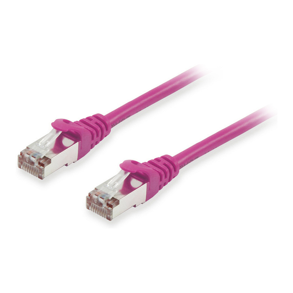Kabllo për rrjet / Equip Patch Cable Cat6A S/FTP / 2xRJ45 / 30.00m / LSZH / Polybag – Vjollcë - 1