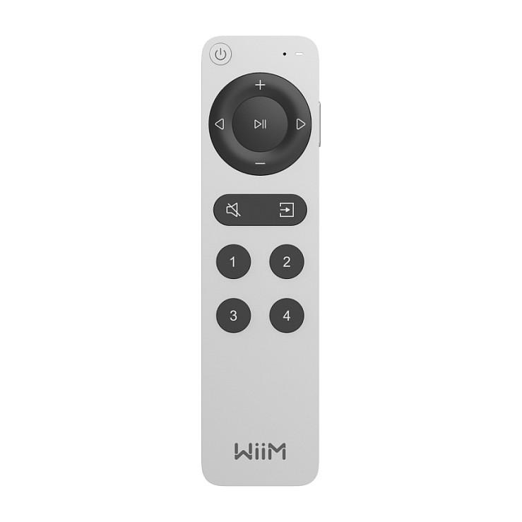 Telekomandë për audio WiiM Voice Remote 2, Bluetooth, komandim zanor, 4 butona të programueshëm, USB-C - Zezë - 2