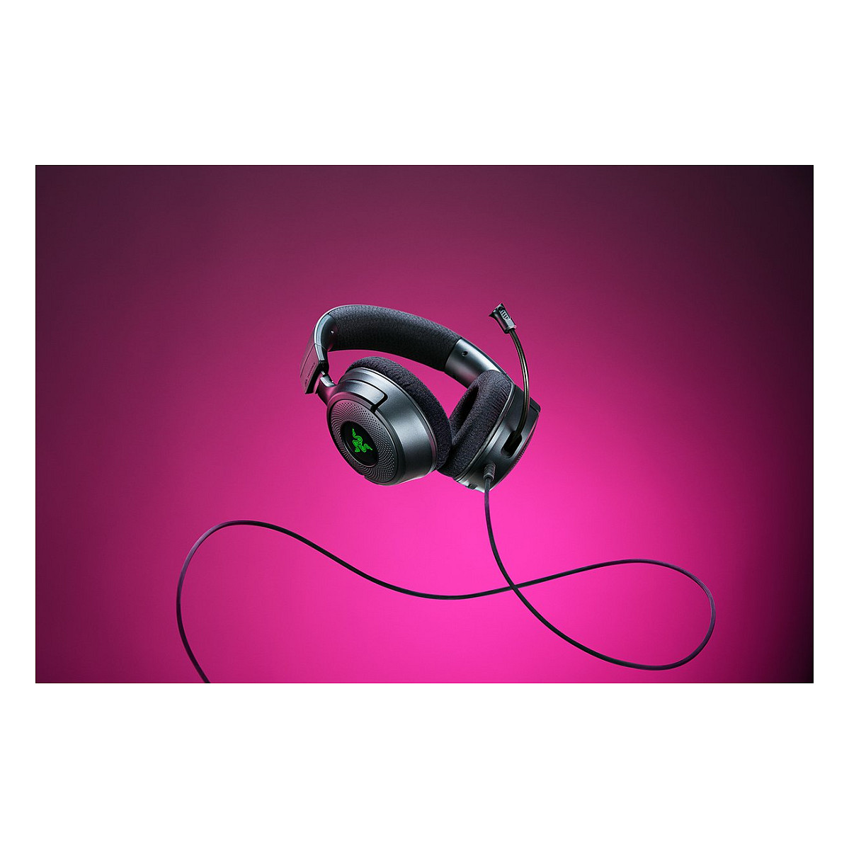 Kufje Gaming Razer Kraken V4 X / Wired / USB Type-C / 40mm / 7.1 Surround / Mikrofon - Zezë - 8