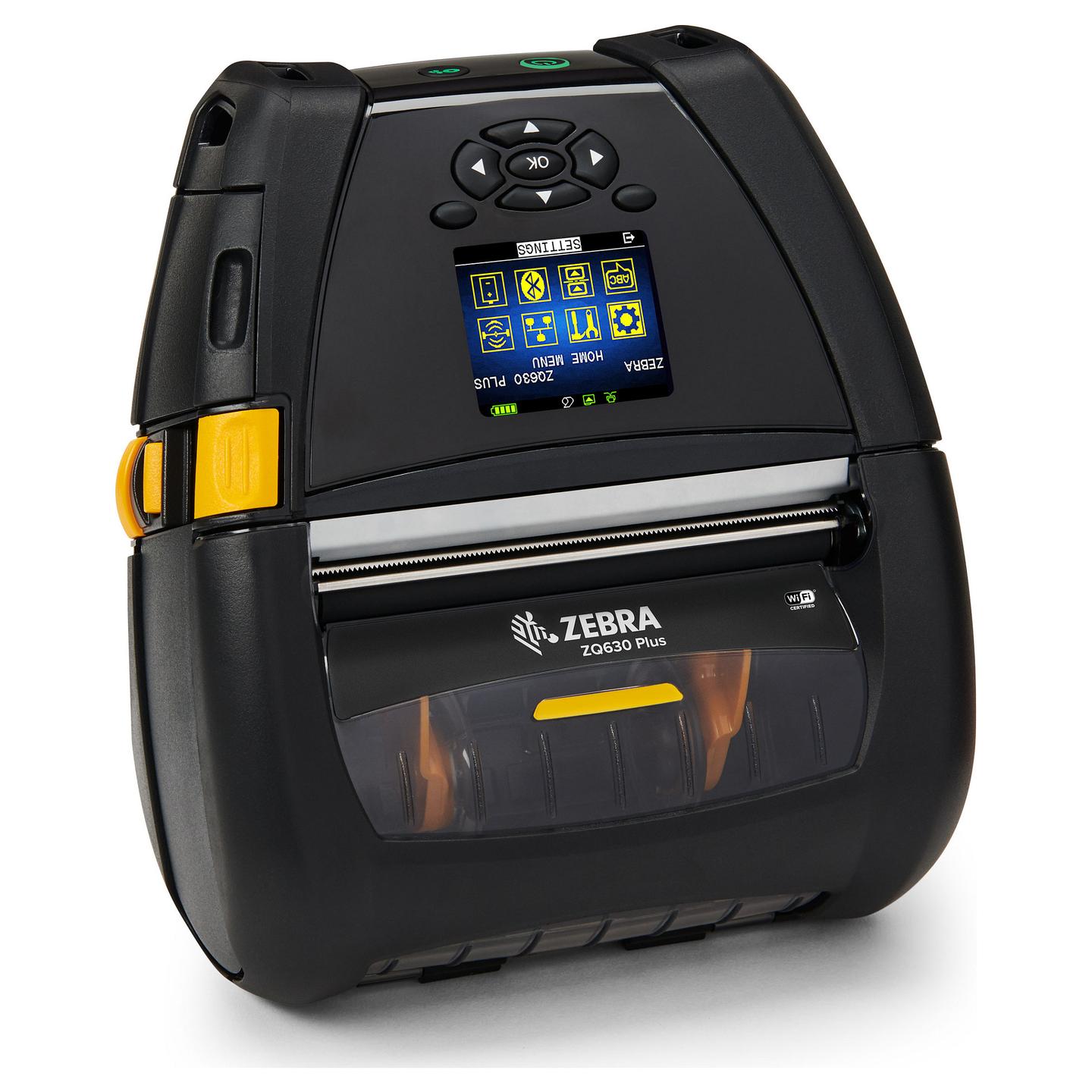 Printer Mobil për Etiketa Zebra ZQ630 Plus, Termik Direkt, 203 dpi, Gjerësi Printimi 104 mm, Bluetooth, Bateri 6600 mAh