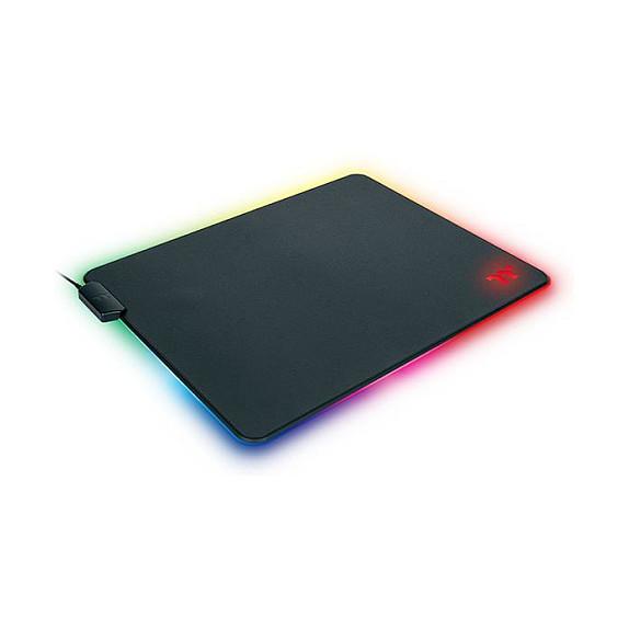 Mauspad Gaming Thermaltake Level 20 RGB / 370 × 290 mm / RGB / USB / Bazë kundër rrëshqitjes – Zezë - 2