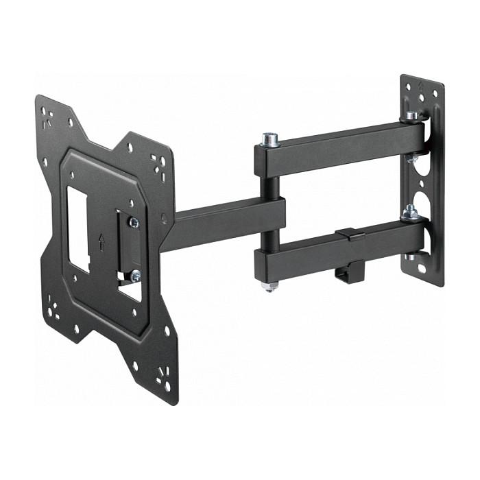 Mbajtëse për TV Vision VFM-WA2X2/3 / 20–50" / deri 25kg / VESA 100x100–200x200 / Tilt -3° deri 10° / Swivel 90° - Zezë