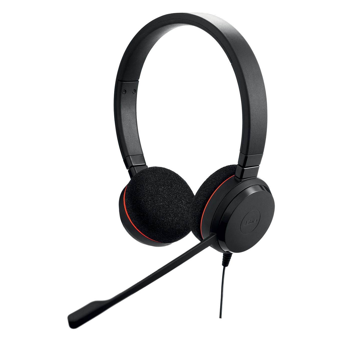 Kufje me kabllo Jabra Evolve 20 MS / USB-C / Stereo / Microsoft Teams / Mikrofon me anulim zhurme - Zezë