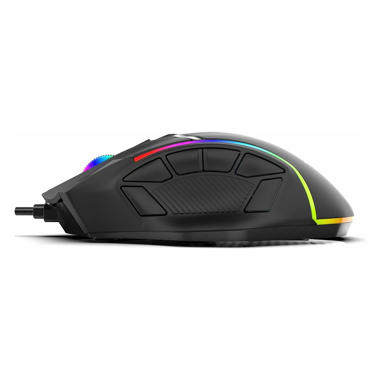Maus Gaming me Kabllo INCA IMG-351 Empousa / 1200-12.800 DPI / 12 Butona / 1000 Hz / USB / RGB – Zezë - 4