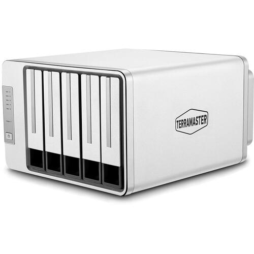 Këllëf për Disqe TerraMaster D5-310, 5 Bay SATA, USB-C 3.1 Gen 1, Hardware RAID - Hiri - 2