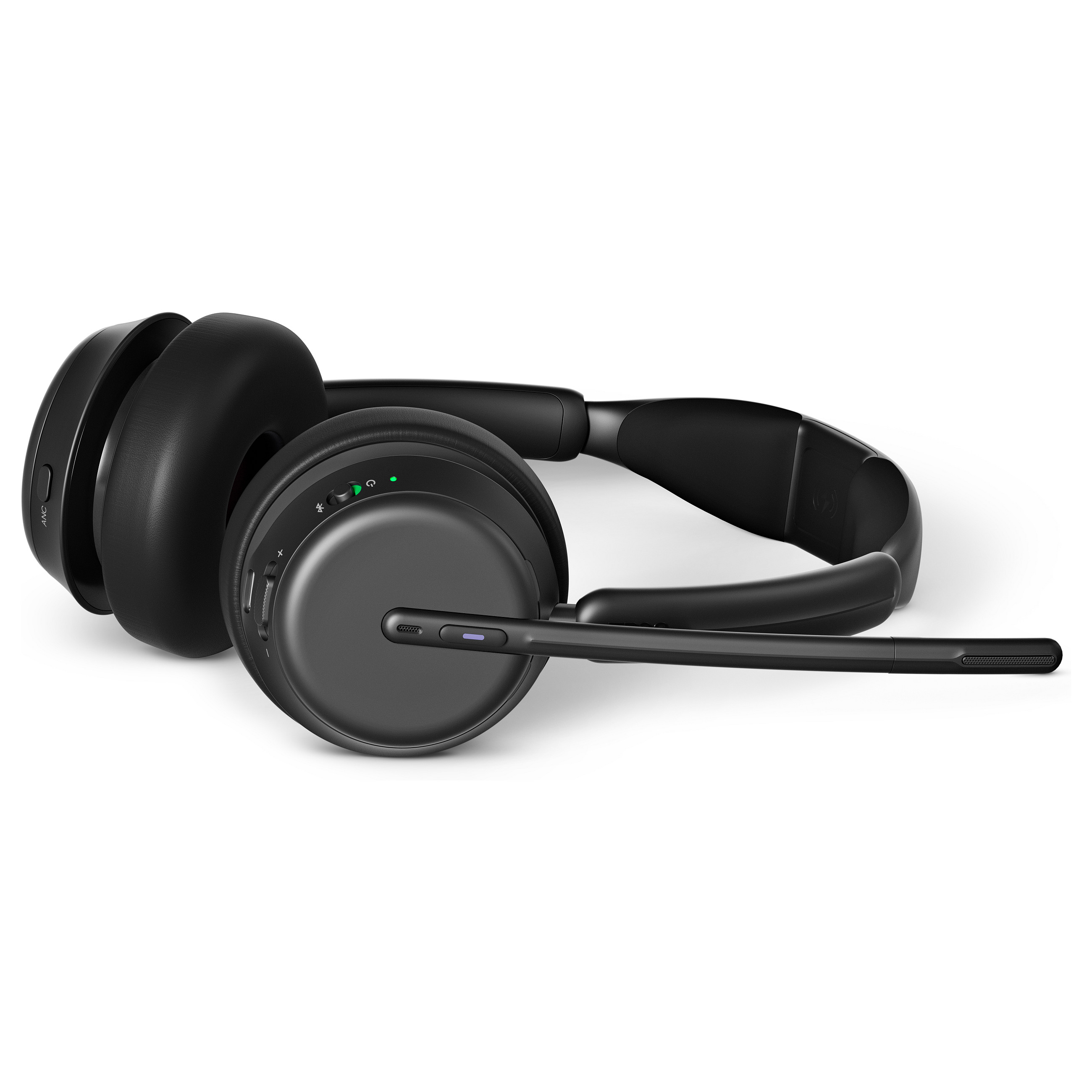 Kufje pa kabllo EPOS IMPACT 1061T ANC / Bluetooth / USB-A / ANC / Business Headset / 3 Mikrofona / Me bazë karikimi – Zezë - 3