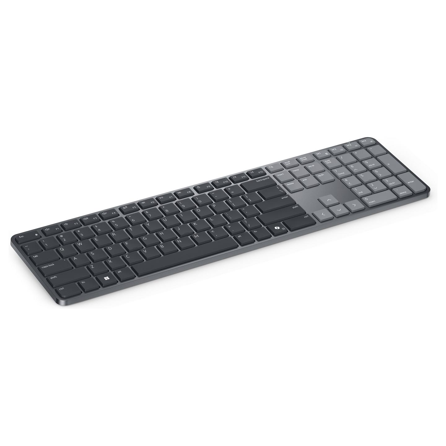 Tastierë pa kabllo Dell Pro 7 Slim KB726, QWERTZ Gjermane, Bluetooth 6.0, 2.4 GHz, 16 Taste të Programueshme – Grafit - 2