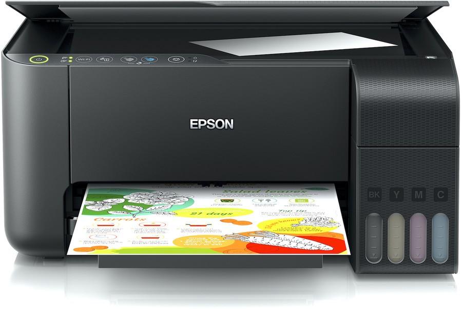 Printer Multifunksional Epson EcoTank ET-2915 / me Ngjyra / A4 / 3 në 1 / Wi-Fi - Bardhë - 2