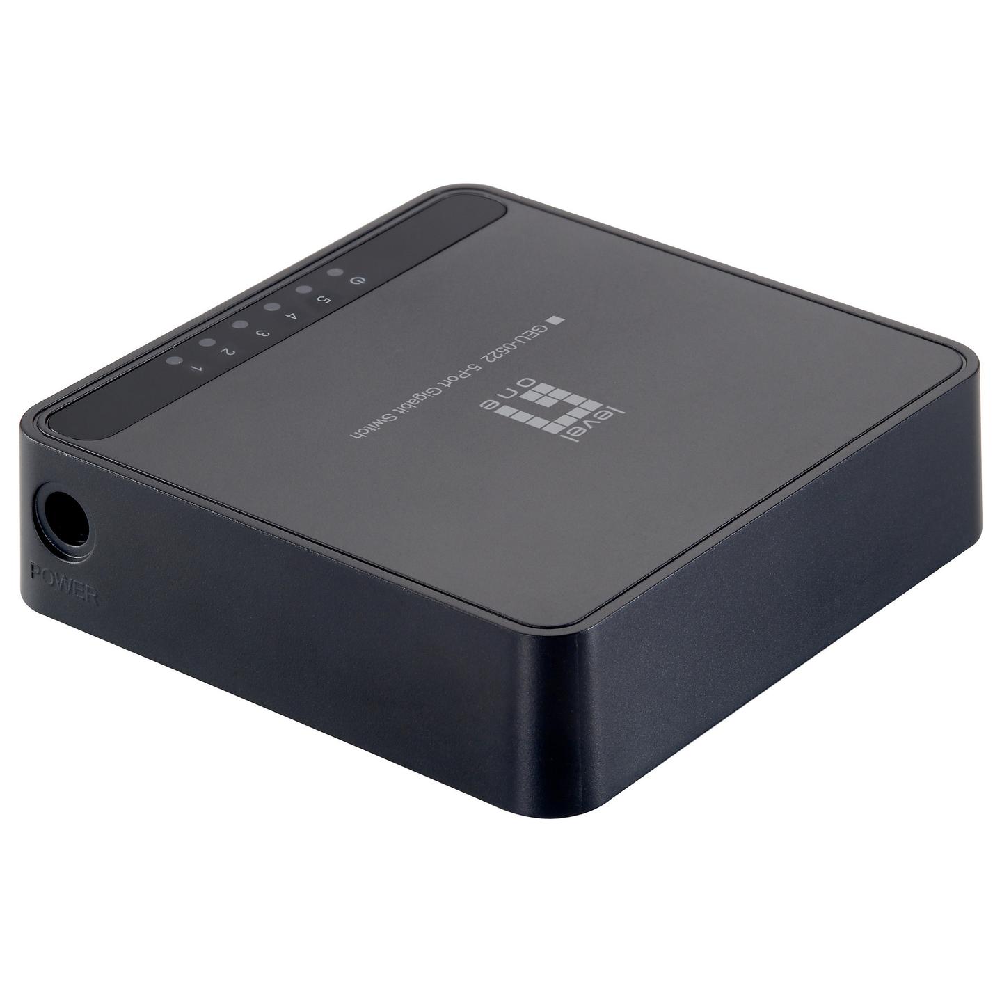 Switch LevelOne GEU-0522, 5x Gigabit Ethernet RJ45, 10/100/1000Mbps, Unmanaged - Zezë - 2