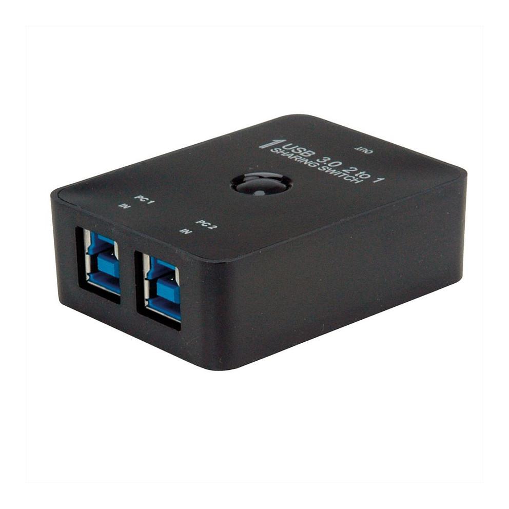 Switch USB VALUE 14.99.2015, USB 3.2 Gen 1, 2 porta, 5 Gbps - Zezë