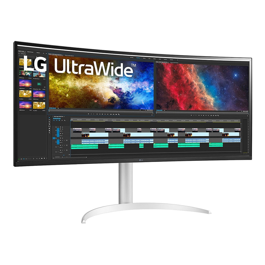 Monitor LG 38BQ85C-W / 37.5" / UltraWide WQHD+ IPS / 75Hz / 5ms / HDMI+DP+USB-C+USB - Bardhë/Argjend - 3