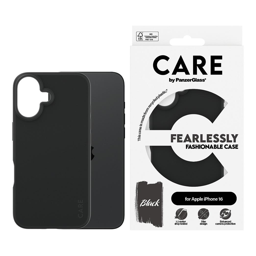 Case për Telefon PanzerGlass CARE by X-Ray për iPhone 16 - Zezë - 3
