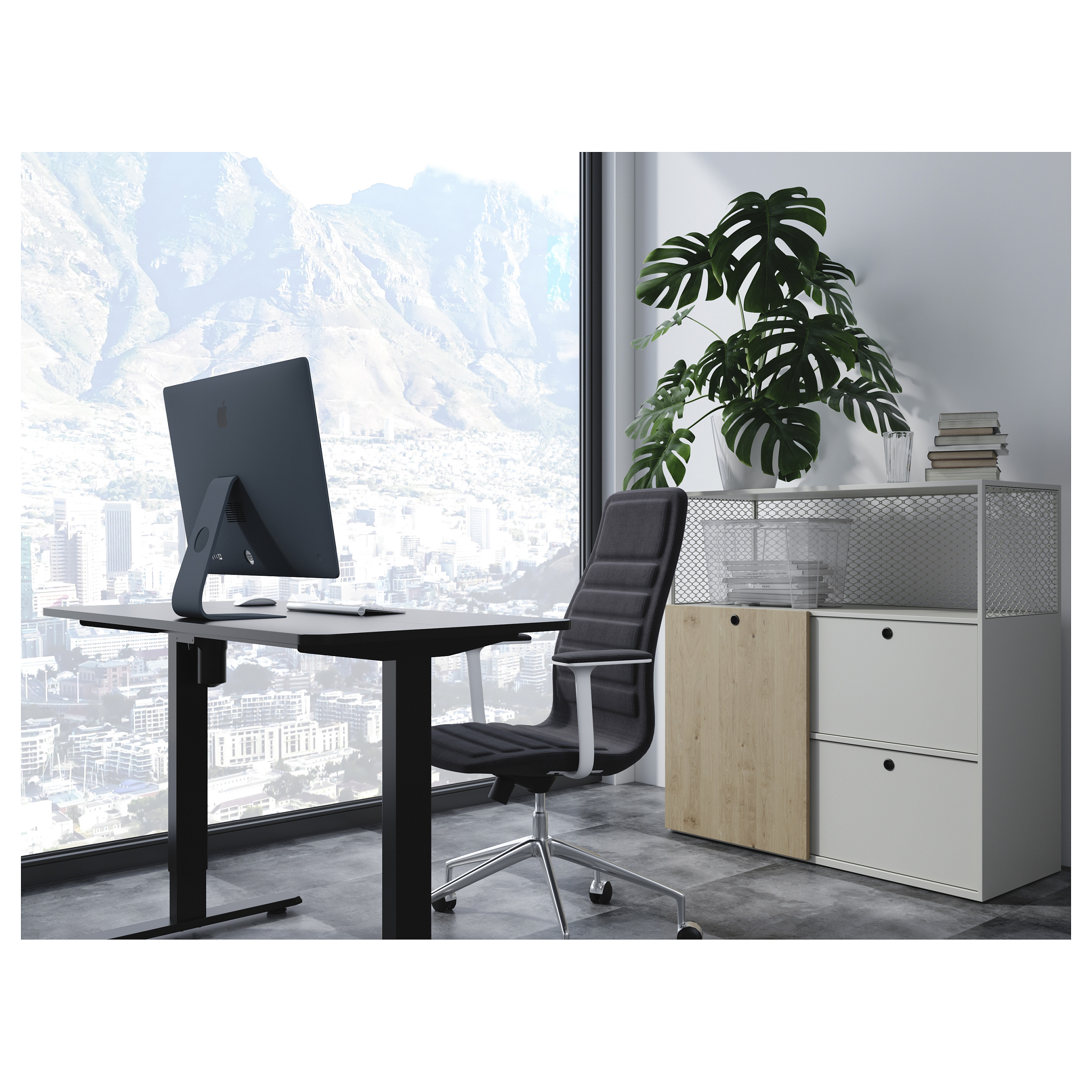 Tavolinë Pune Equip ERGO Electric Sit-Stand / 118 x 60 x 120 cm - Zezë - 7