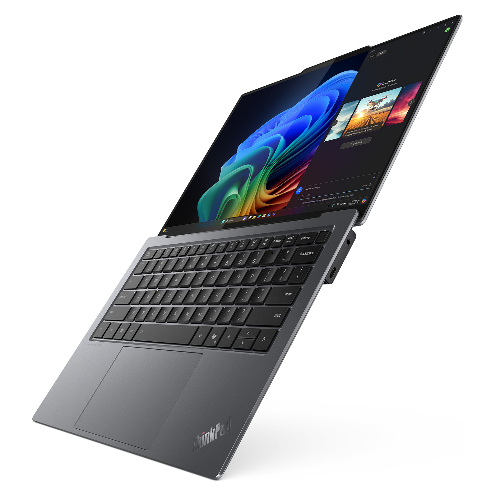 Laptop Lenovo AI ThinkPad X9-14 G1 21QA / Ultra 5 228V / 32GB LPDDR5 / 512GB / 14" WUXGA OLED / Intel Arc Graphics 130V / DE  / Gri - 2