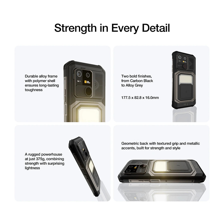 Telefon AGM G3Pro Outdoor 5G / 12GB / 512GB - Zezë - 2