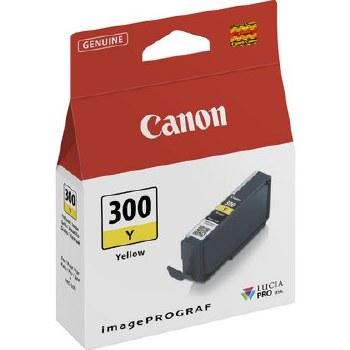 INK Canon PFI-300Y / 4196C001 / 14.4ml / 530 foto 4x6" / 87 foto A3 – Verdhë - 1