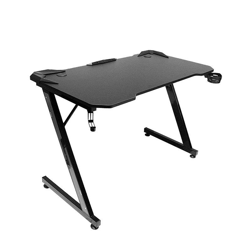 Tavolinë Gaming XTRIKE ME DK-02 / 110x60x74cm / Mbajtëse për Kufje / Mbajtëse për Gotë – Zezë - 2