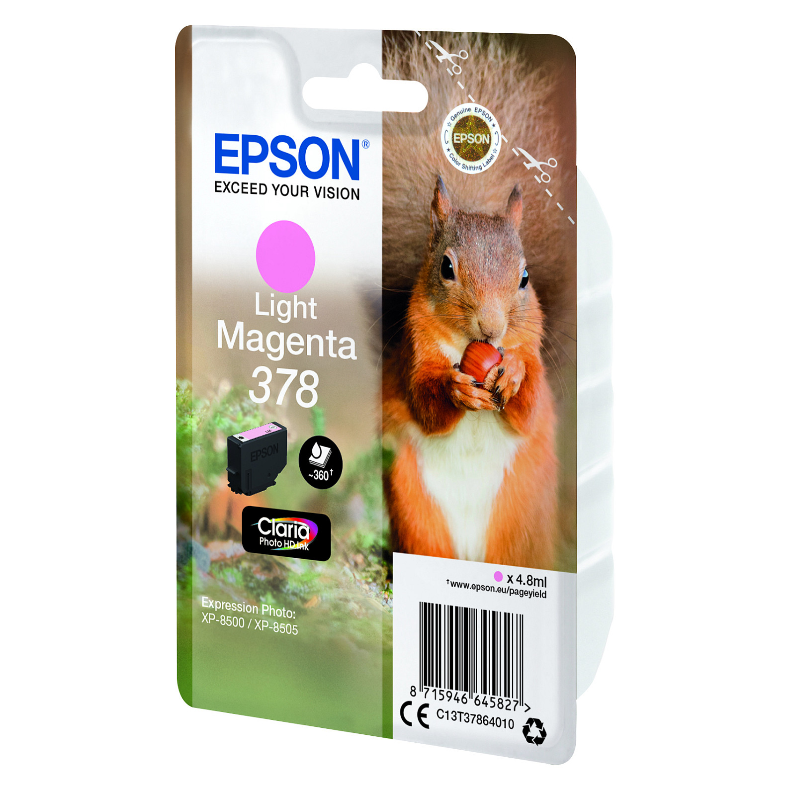 INK Epson 378 C13T37864010 / deri 360 faqe - Rozë e hapur - 2