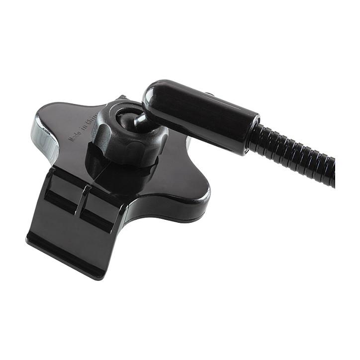 Mbajtës telefoni për veturë LogiLink PA0121 / 2x USB-A / 15.5W / 360° – Zezë - 5