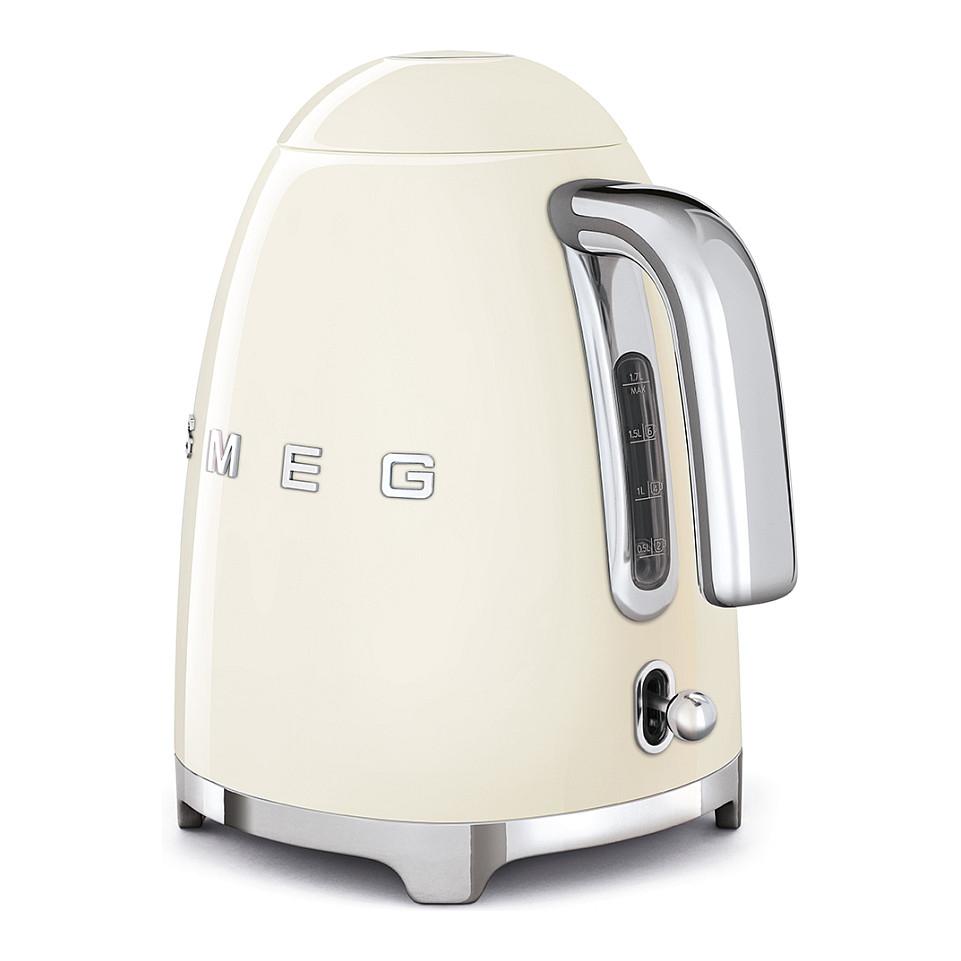 Çajnik Elektrik Smeg KLF03CREU, 1.7L, 2400W, 360° – Krem - 4