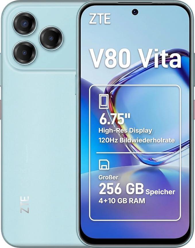 Telefon ZTE V80 Vita / 4GB / 256GB / Hybrid Dual SIM - Blu