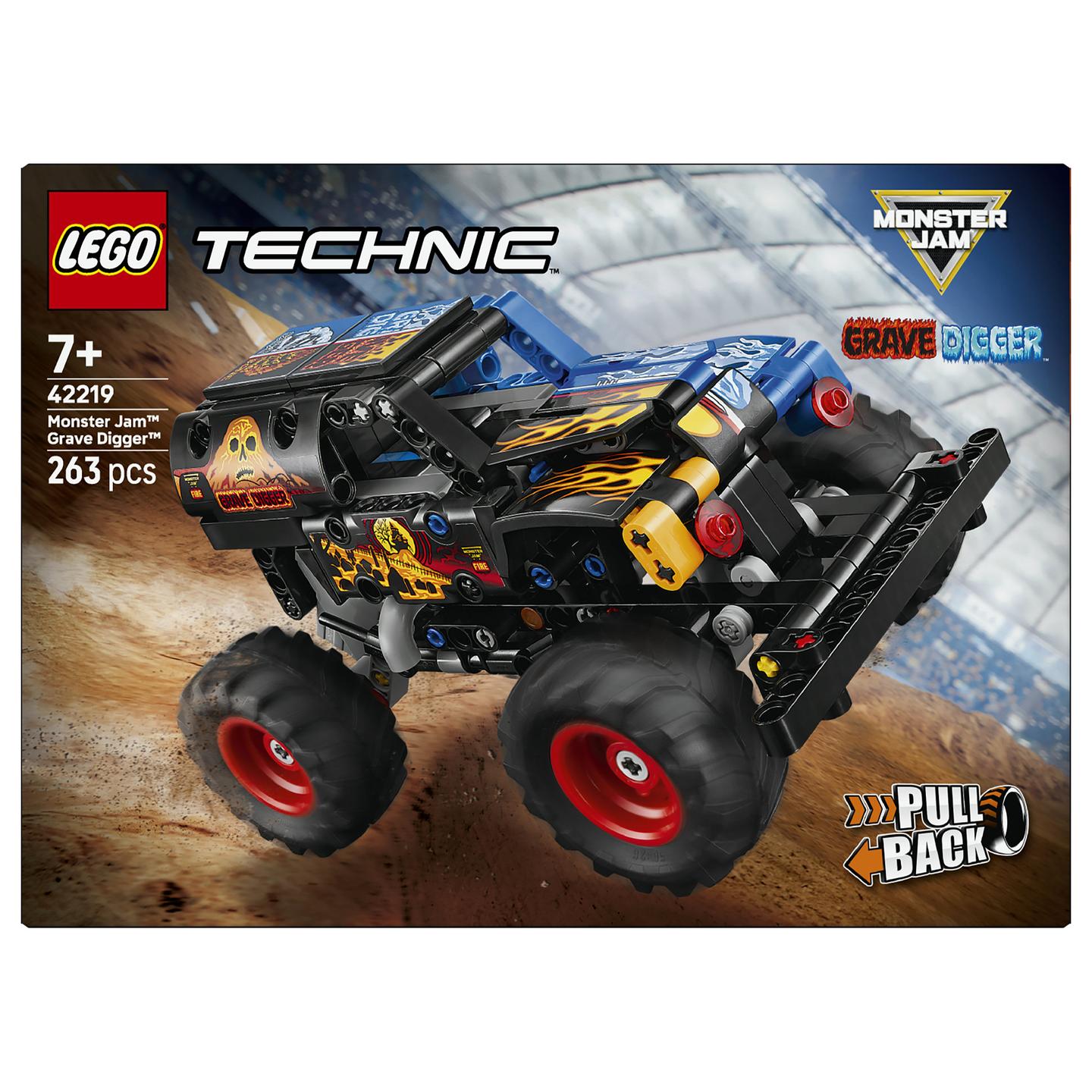 LEGO Technic Monster Jam Grave Digger Fire and Ice 42219 - 10
