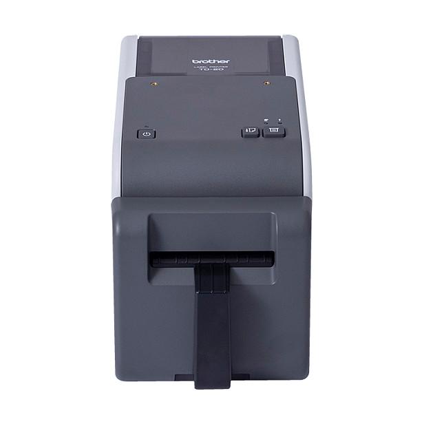 Printer Label Brother TD-2350DFC203, Termik Direkt, Linerless, 203 dpi, 59 mm, 152.4 mm/s, USB-C, LAN, Wi-Fi, Bluetooth - Bardhë/Zezë