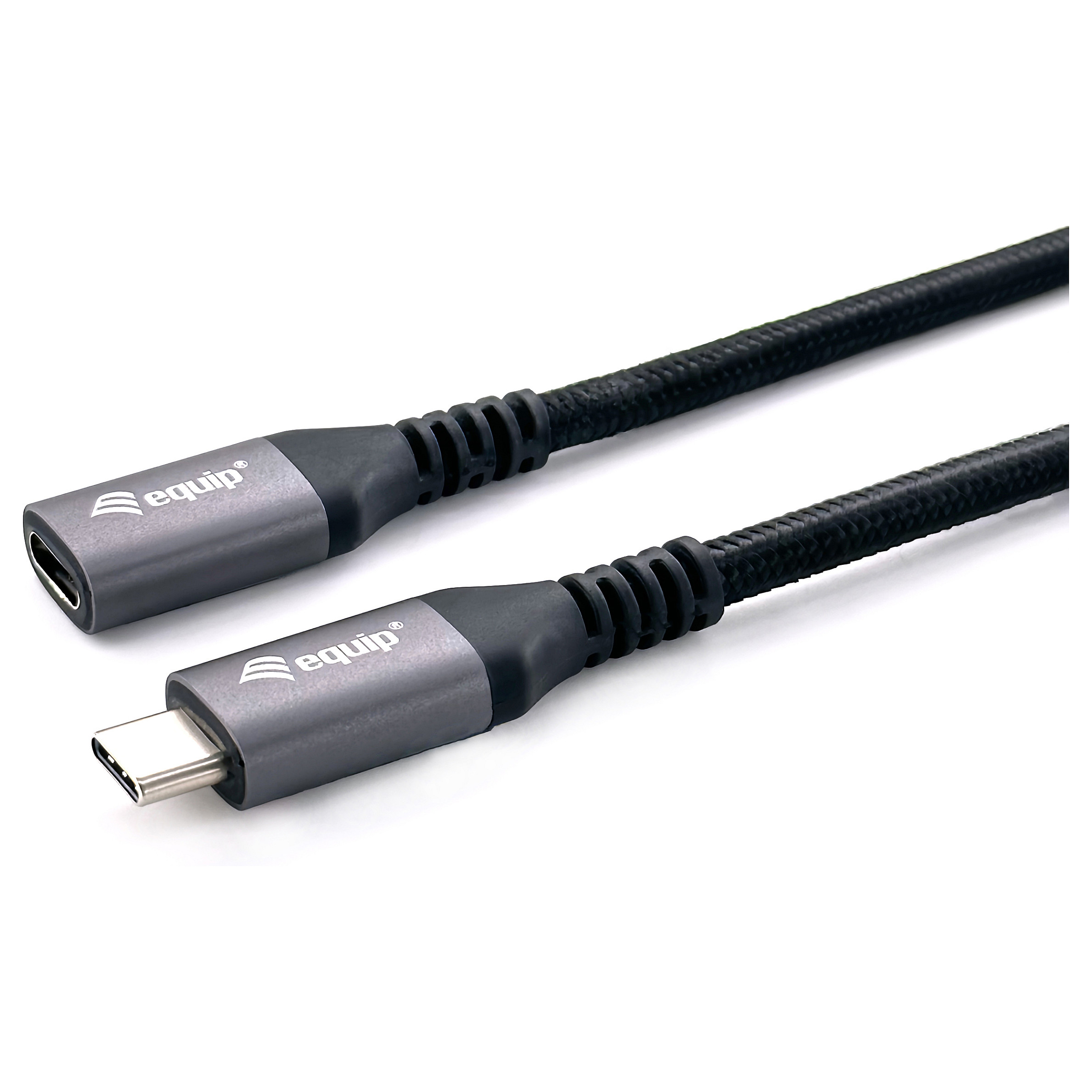 Kabllo Equip USB-C 3.2 & C Verl. St/Bu 0.50m 5A 4K/60Hz / e zezë - 2