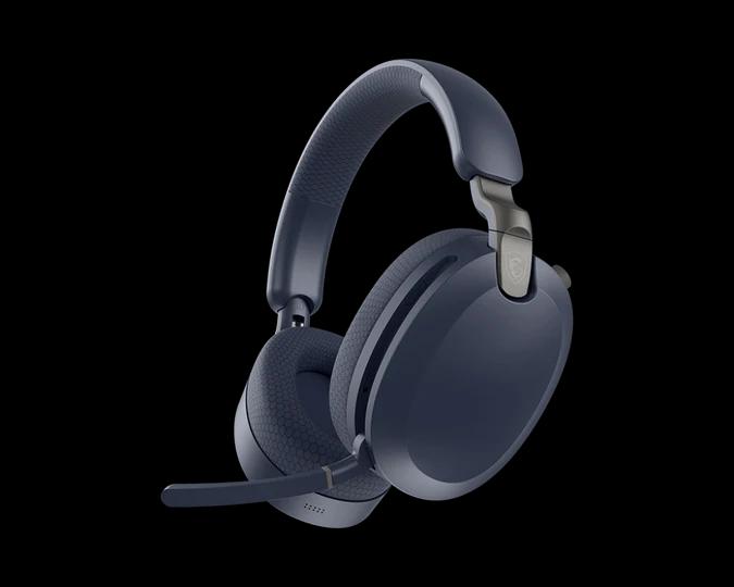 Kufje Gaming MSI MAESTRO 500 Wireless / 2.4GHz / Bluetooth 5.4 / 3.5mm / 40mm / 20-40000Hz / ANC / Beamforming & ENC / 6 Mikrofona - Navy - 3