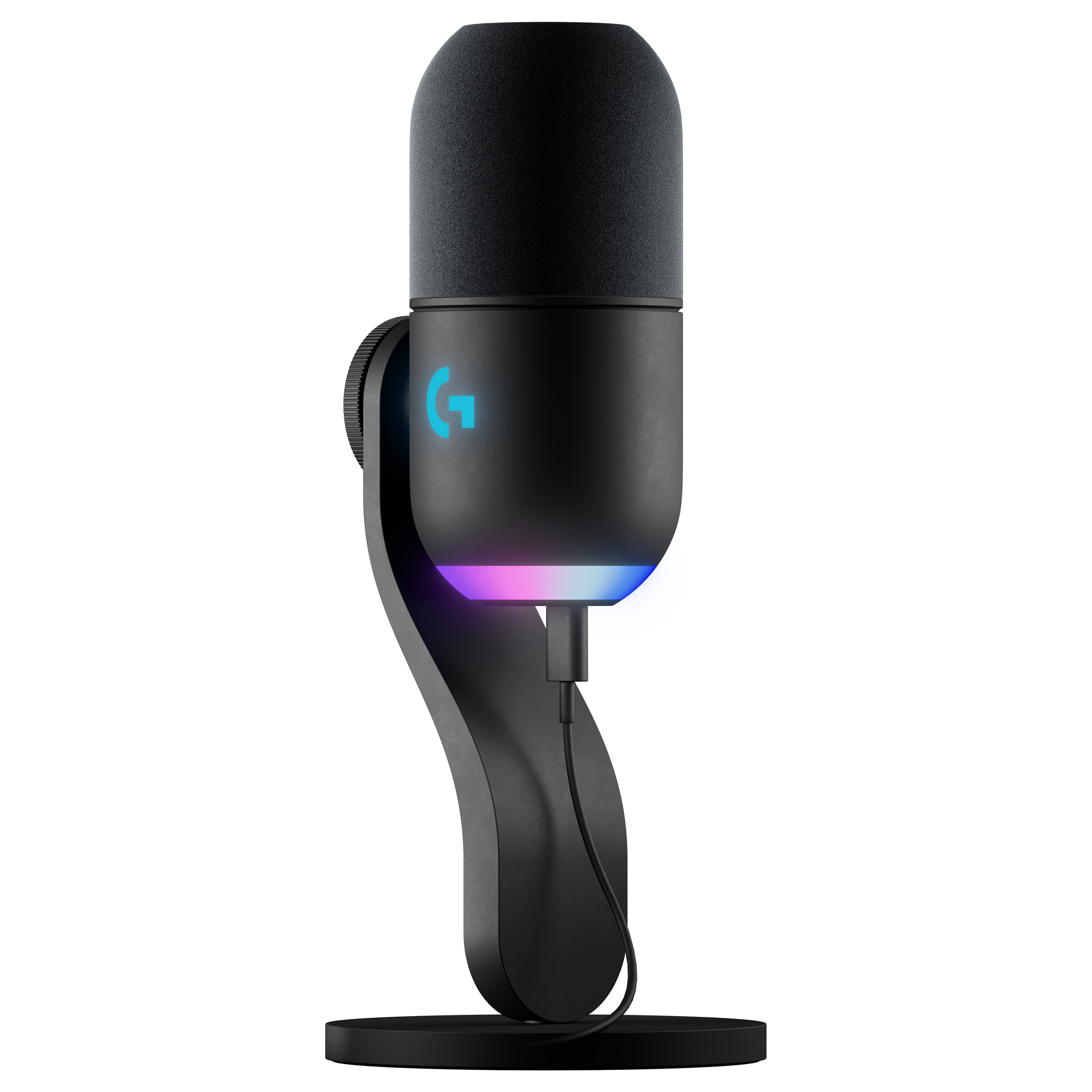 Logitech G Yeti GX Dynamic USB Gaming Microphone, LIGHTSYNC RGB, Supercardioid, 24-bit/96kHz – Black - 3
