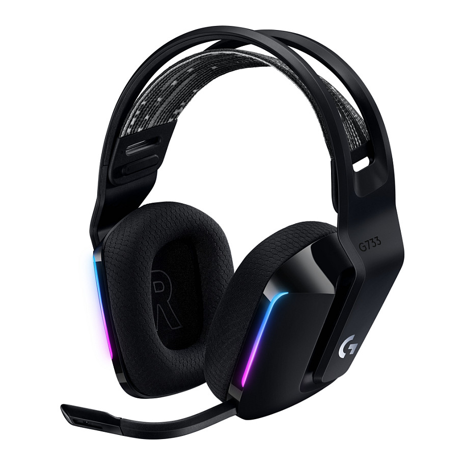 Kufje Gaming Logitech G G733 / Wireless / LIGHTSPEED / 40mm / Mikrofon / RGB - Zezë