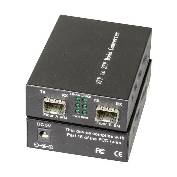 Konvertues Medias EFB Elektronik EL031, 2x SFP Gigabit, Single-Mode/Multimode - Zezë