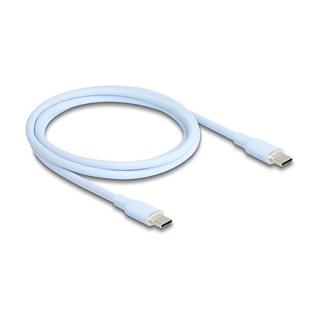 Kabllo USB DeLOCK 81234 / USB-C në USB-C / 1m / USB 2.0 / 480 Mbps - Blu