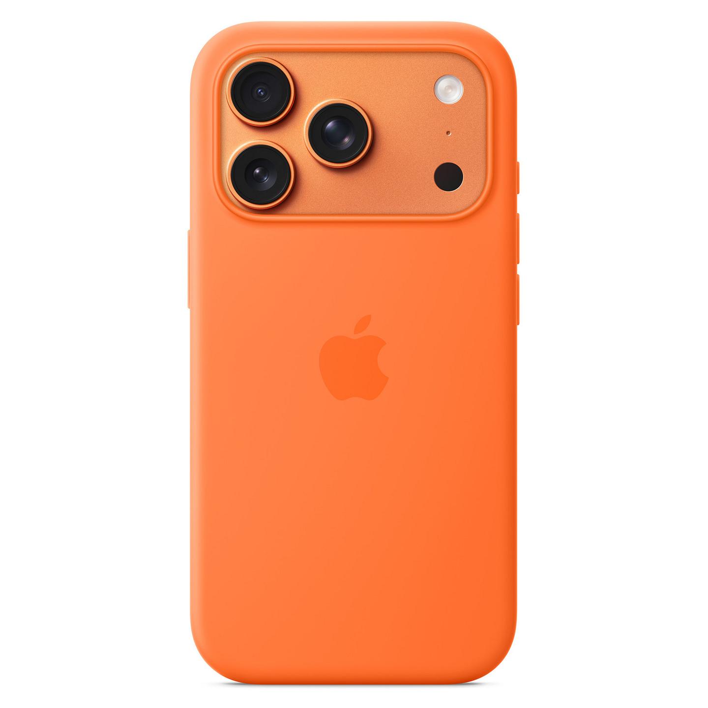 Aksesorë Apple / Case / iPhone 17 Pro / Silicone Case with MagSafe – Portokalli